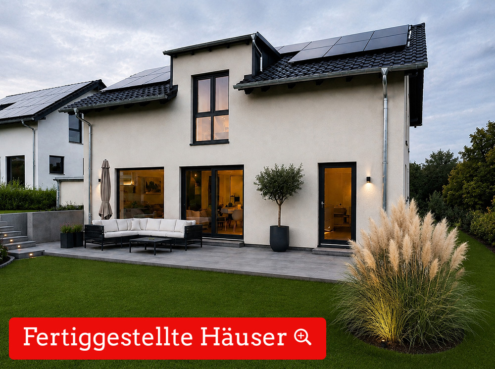 Fertiggestellte Häuser