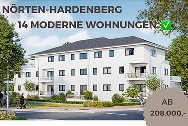 14 moderne Wohnungen